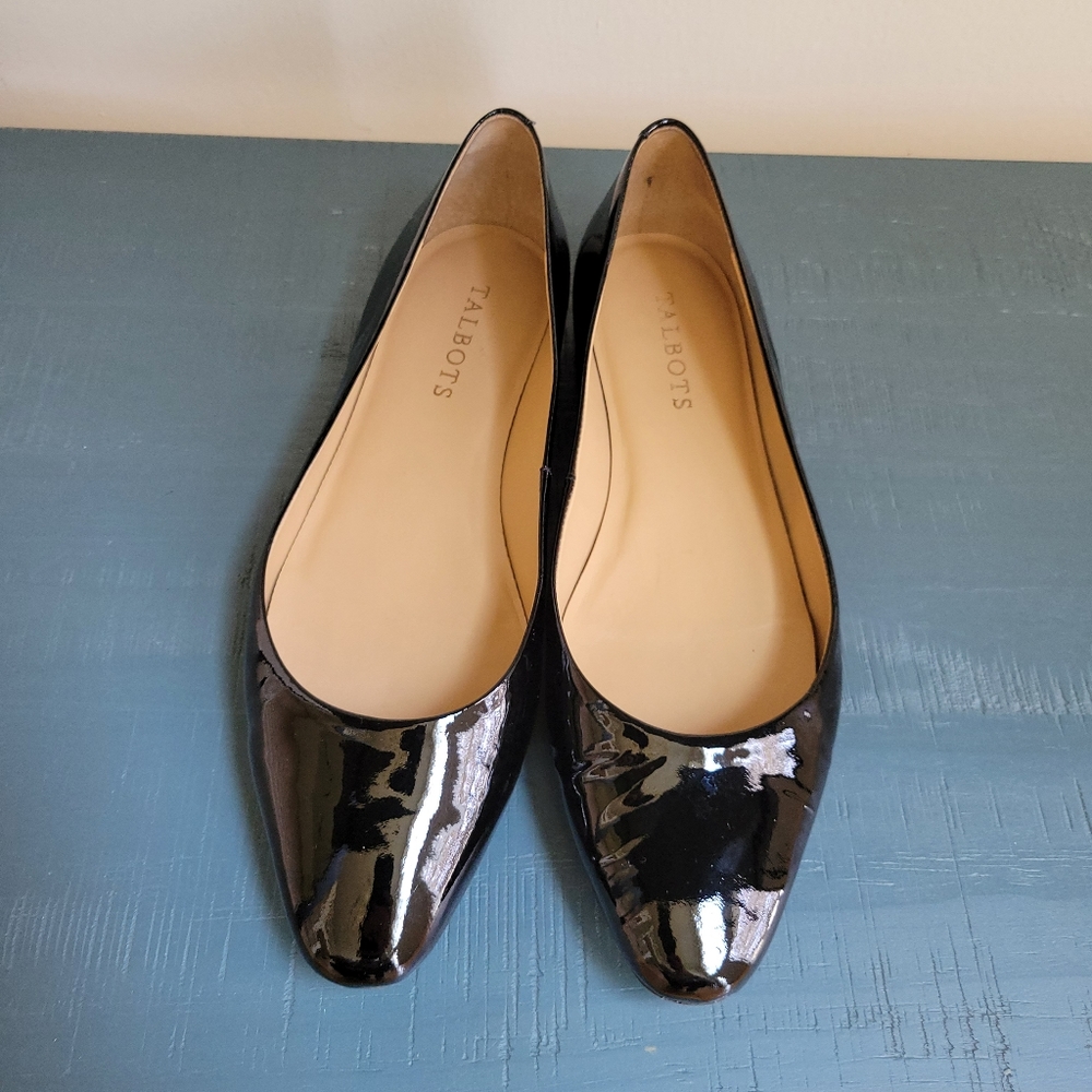 Color:Black, size 8 talbots slip on womens dress shoes